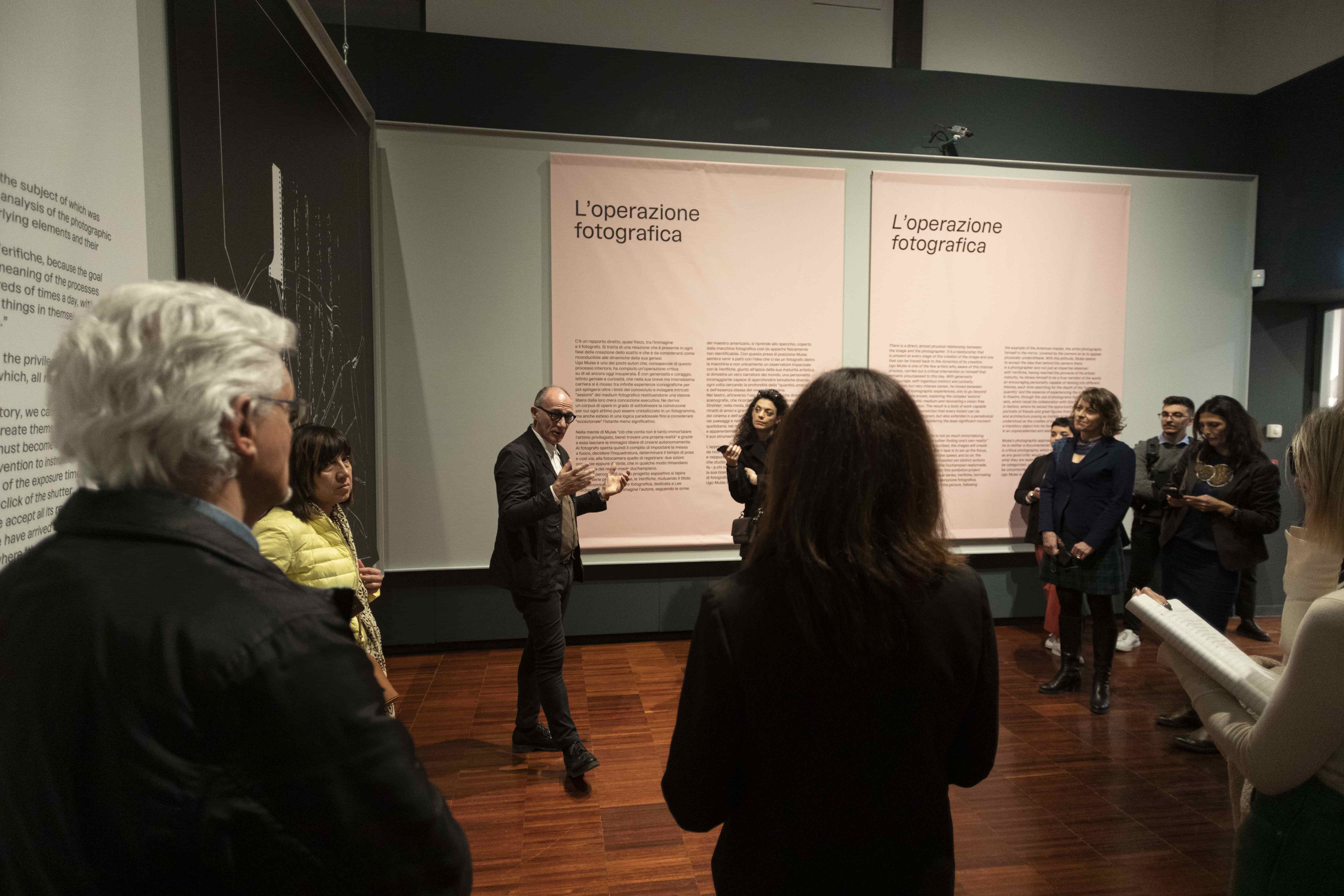 Visita guidata con Denis Curti all'inaugurazione de Le Stanze della fotografia